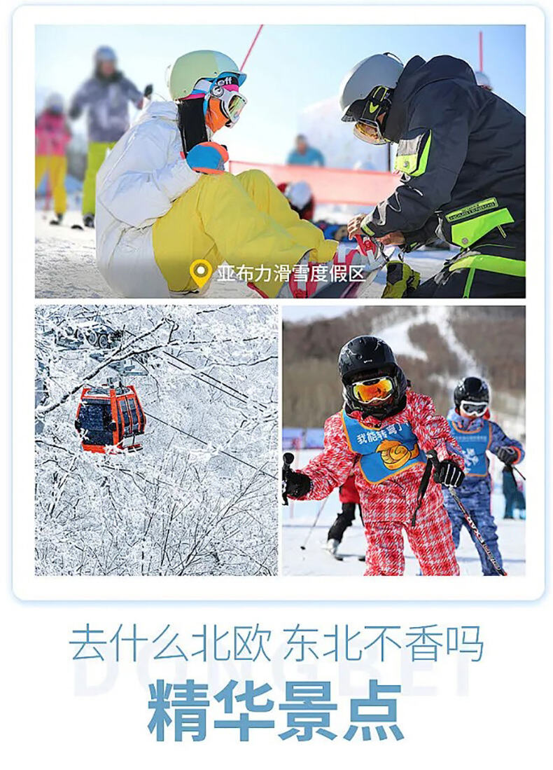 6人成团哈尔滨雪乡5天4晚跟团游亚布力滑雪旅游度假区冰雪大世界 行程图 11