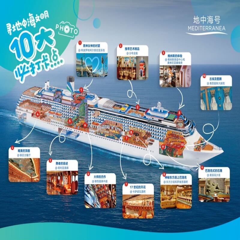 邮轮旅游爱达地中海号日本越南香港豪华游5/6天广州南沙出发 图 3
