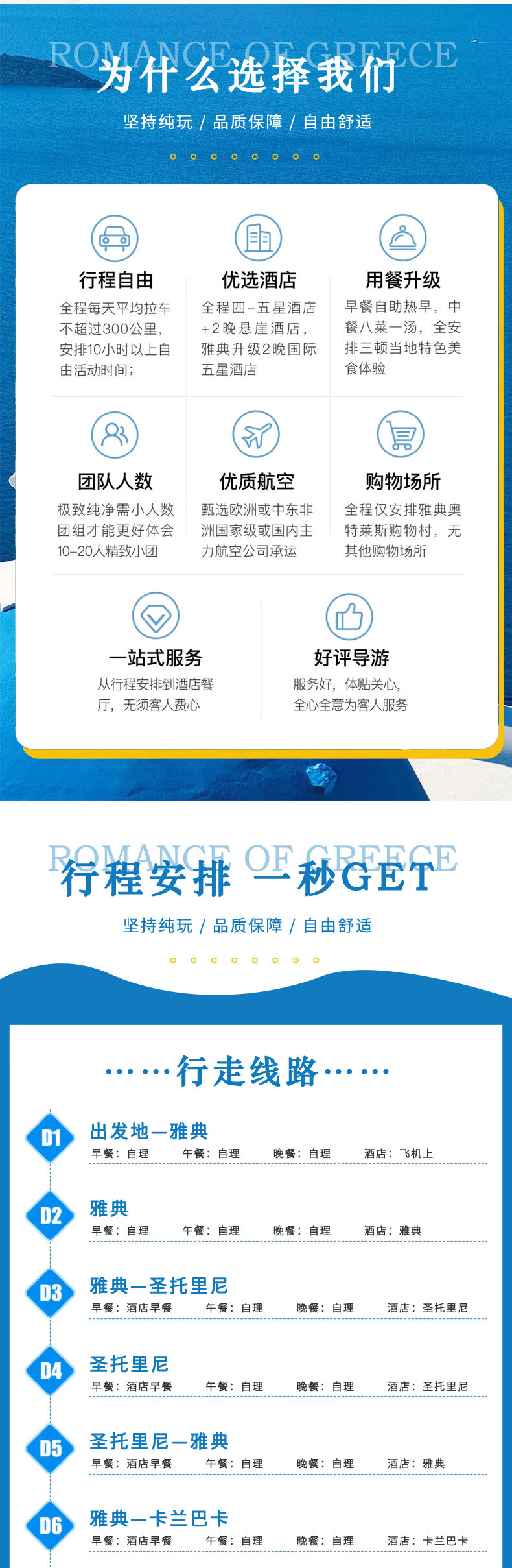 烂漫希腊10天旅游雅典圣托里尼悬崖酒店蜜月之旅跟团游 行程图 3