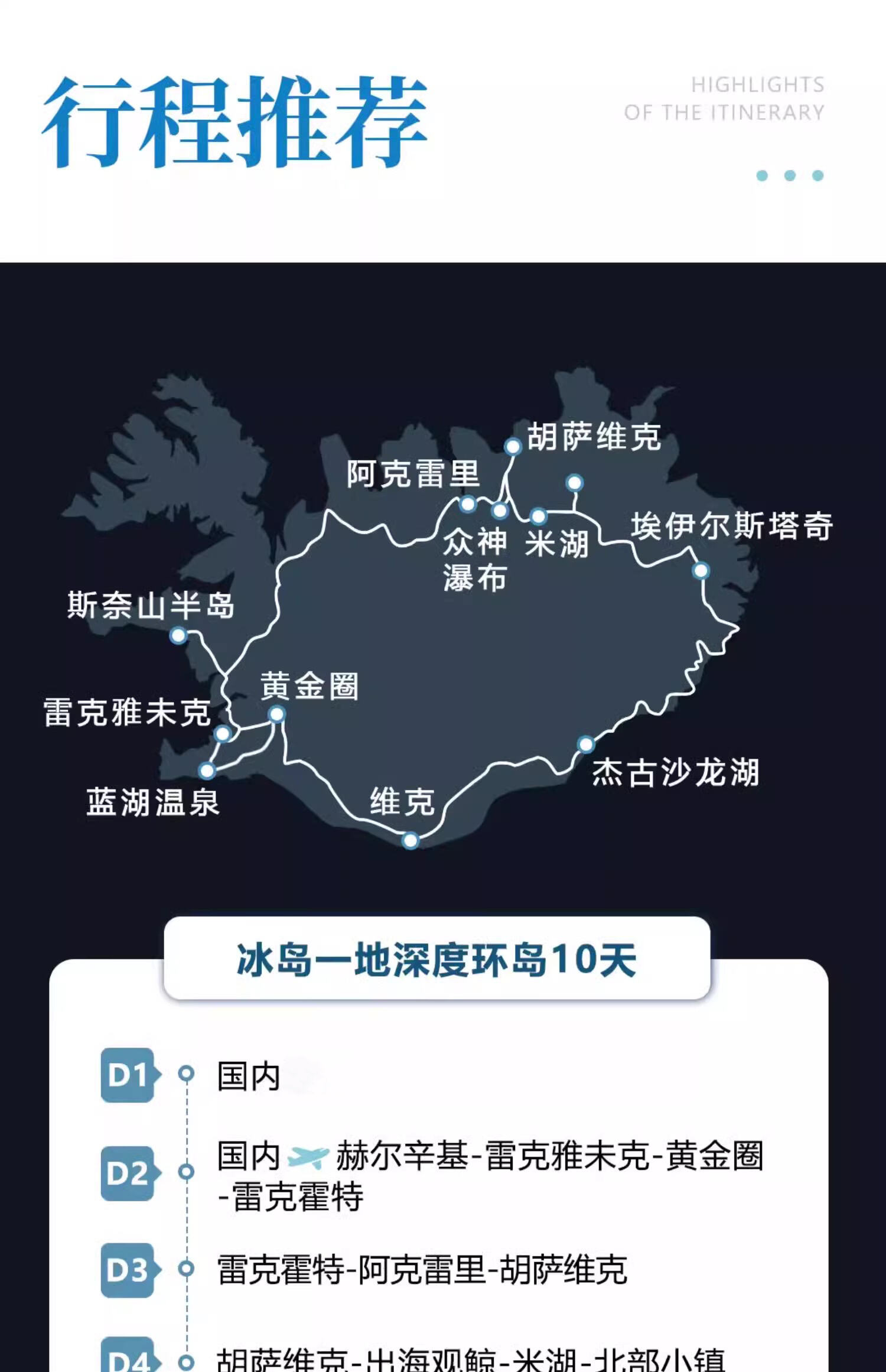 定制旅行 冰岛自由行北欧极光冰川环岛包车自驾游5-15天蜜月之旅 行程图 4