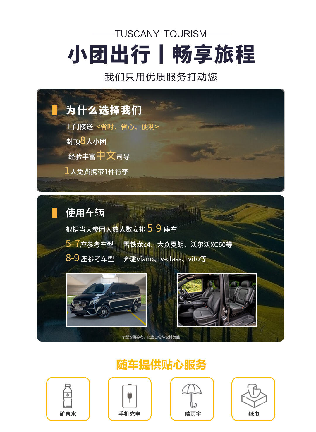 意大利旅游托斯卡纳一日游锡耶纳奥尔恰谷皮恩扎纯玩小团中文司导 行程图 3