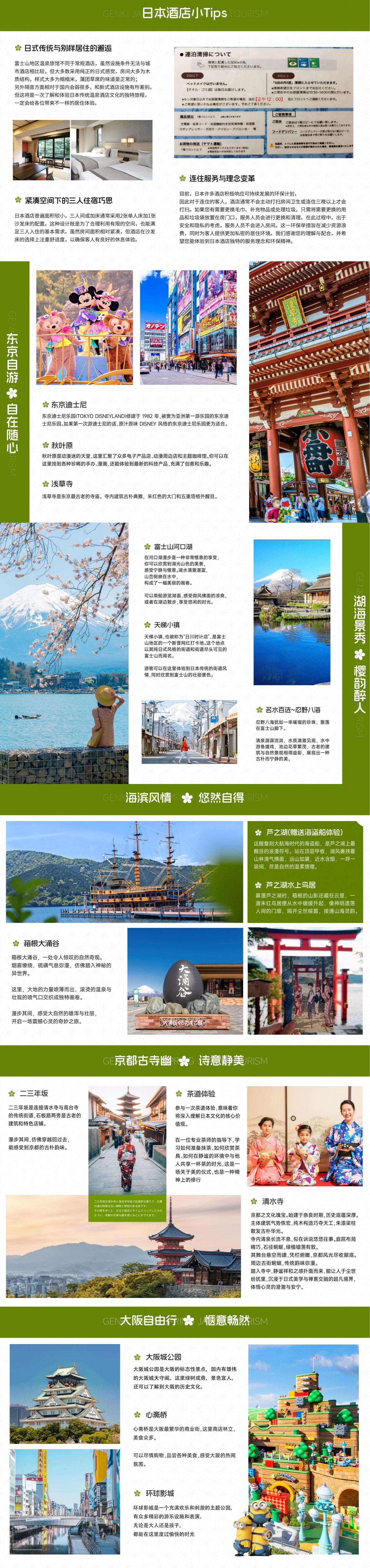 嗨元气本日本本州7日半自由行 行程图 4