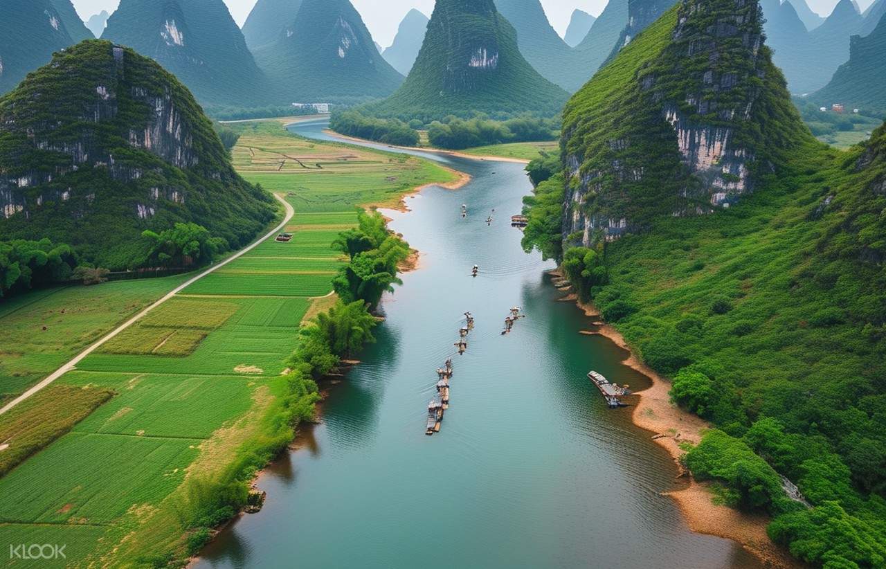 ❣️遇龙河竹筏&相公山&世外桃源 包车一日游 行程图 7