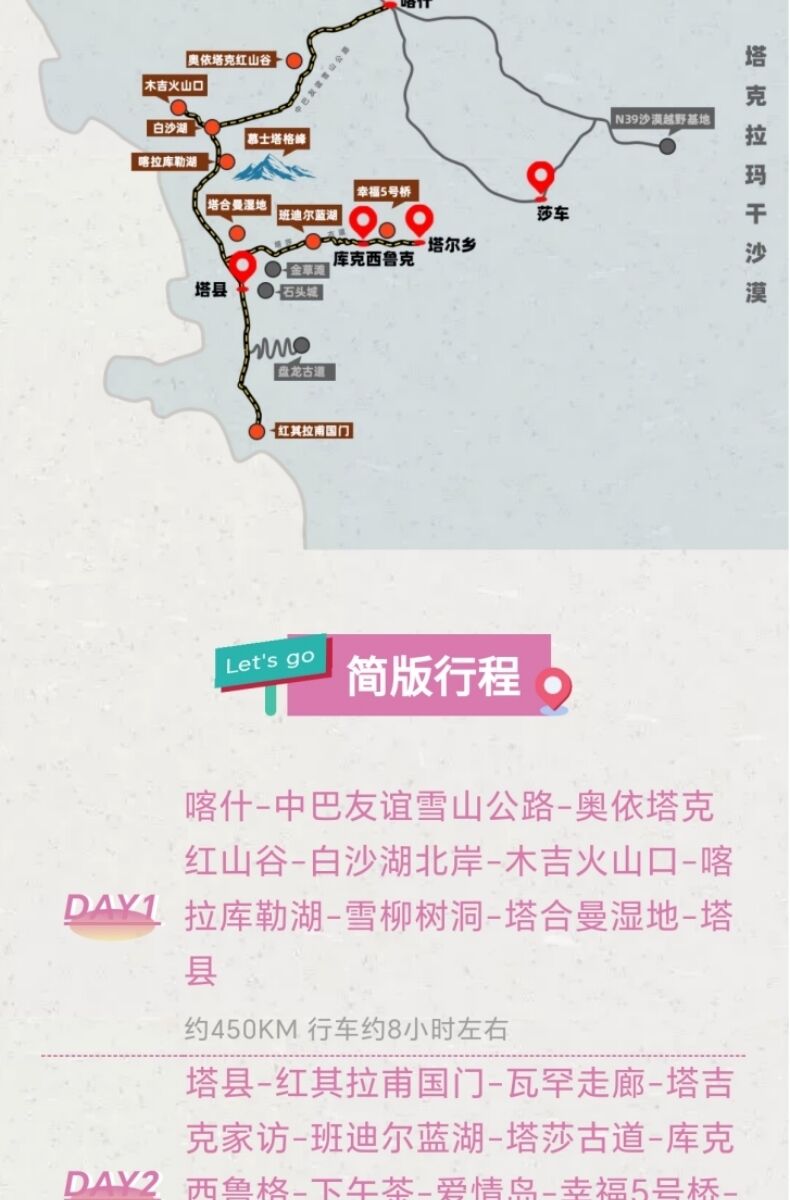 【四钻+塔式下午茶】新疆旅游南疆喀什塔县杏花3日游6人纯玩小团 行程图 4