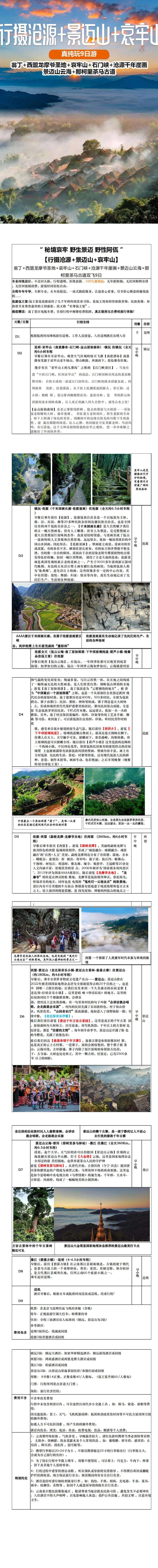 行摄沧源+景迈山+哀牢山真纯玩9日游 行程图 3