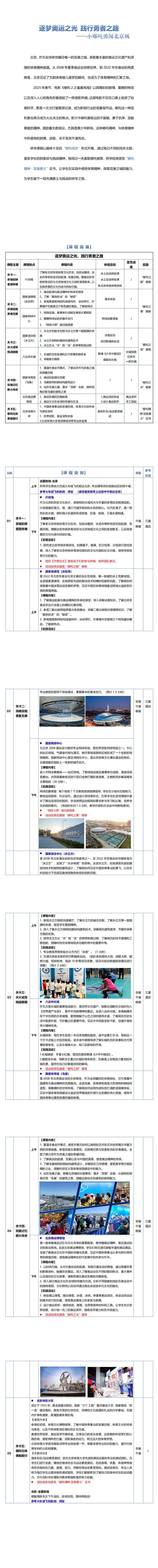 北京奥运体验之旅 行程图 3