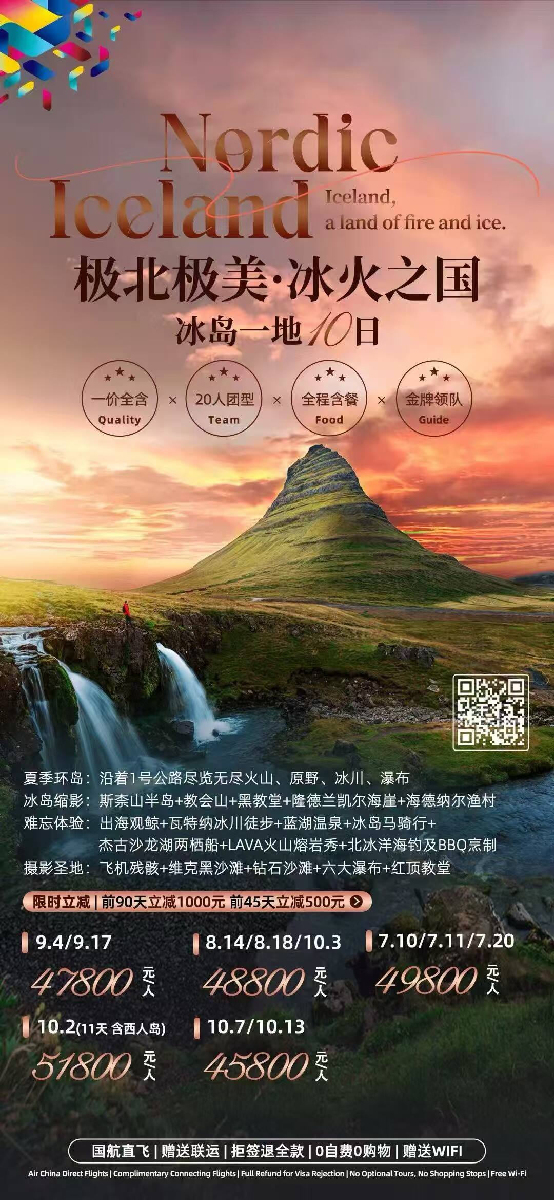 极北极美·冰火之国 冰岛一地10天 行程图 2