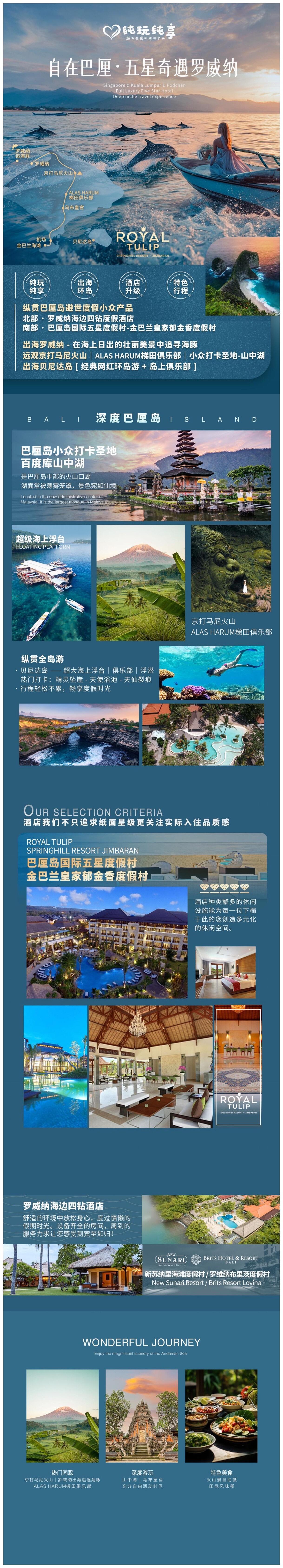自在巴厘·五星奇遇罗威纳 北京起止 5晚7天 行程图 3