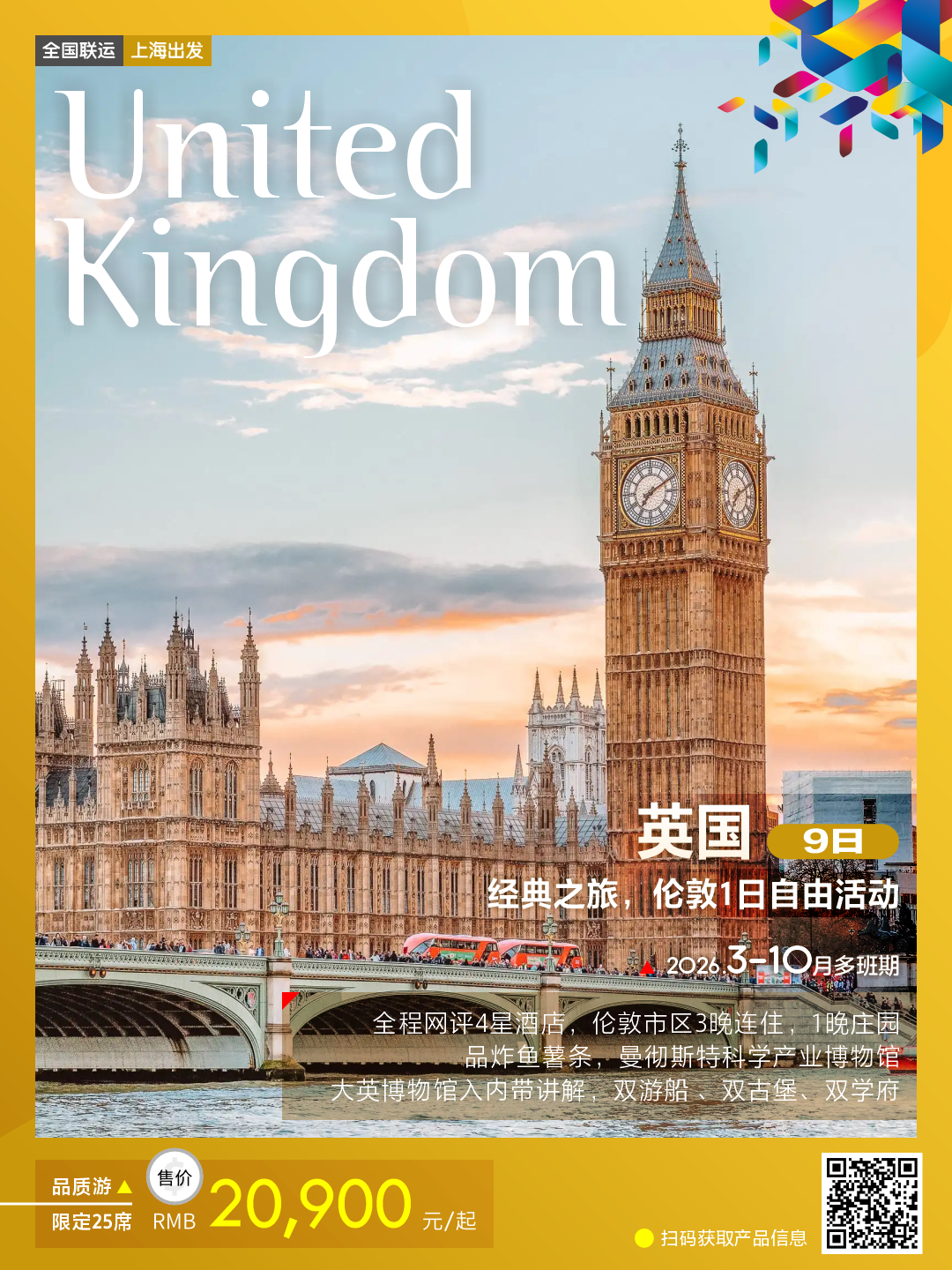 英国一地9日 行程图 2