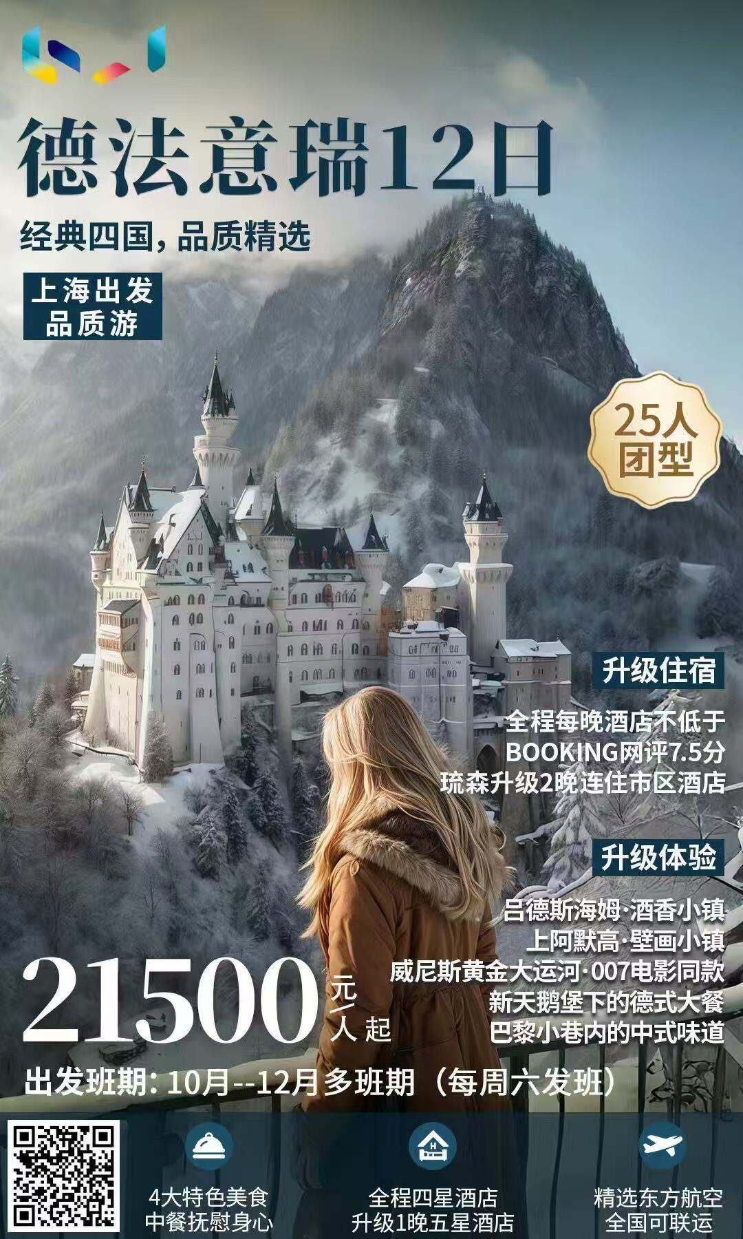 德法意瑞12日 行程图 2