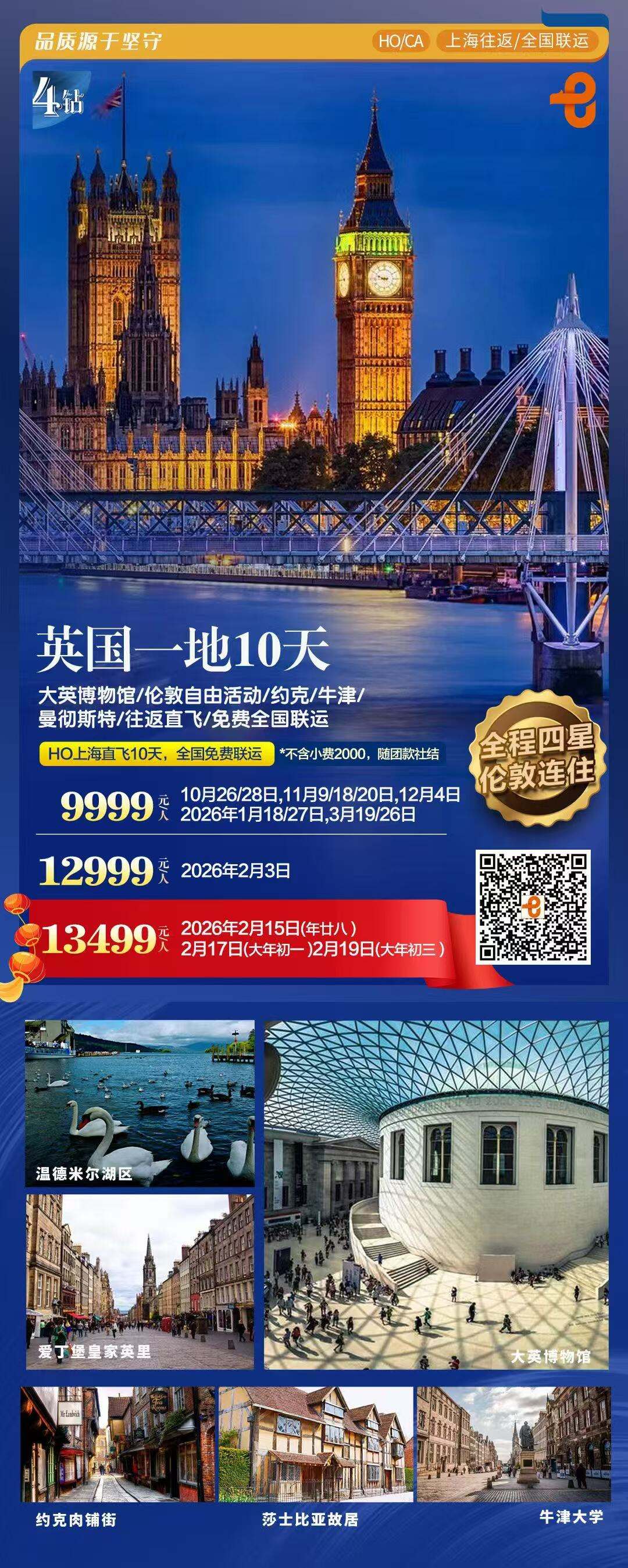 英国一地10天 行程图 2