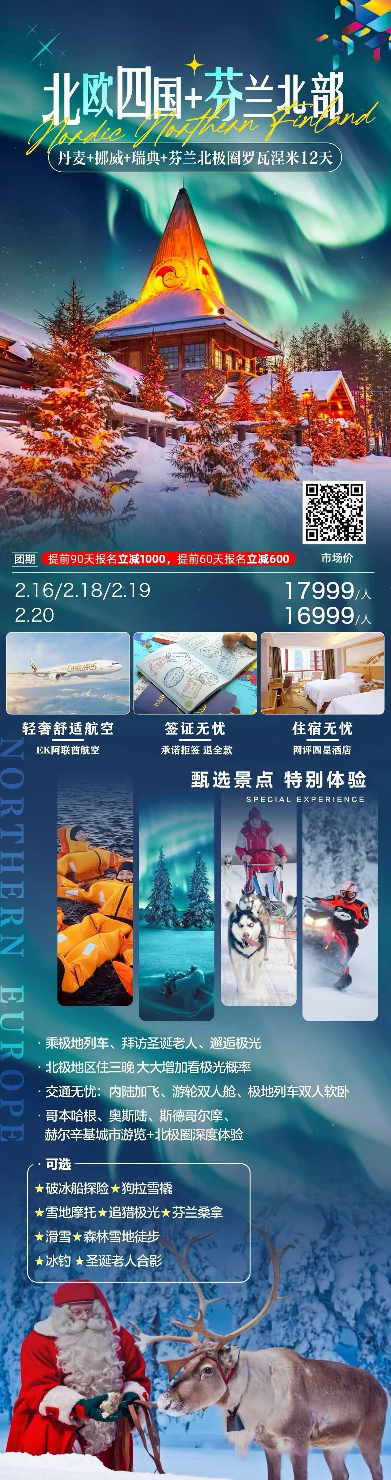 丹麦+挪威+瑞典+芬兰北极圈罗瓦涅米12天 行程图 2