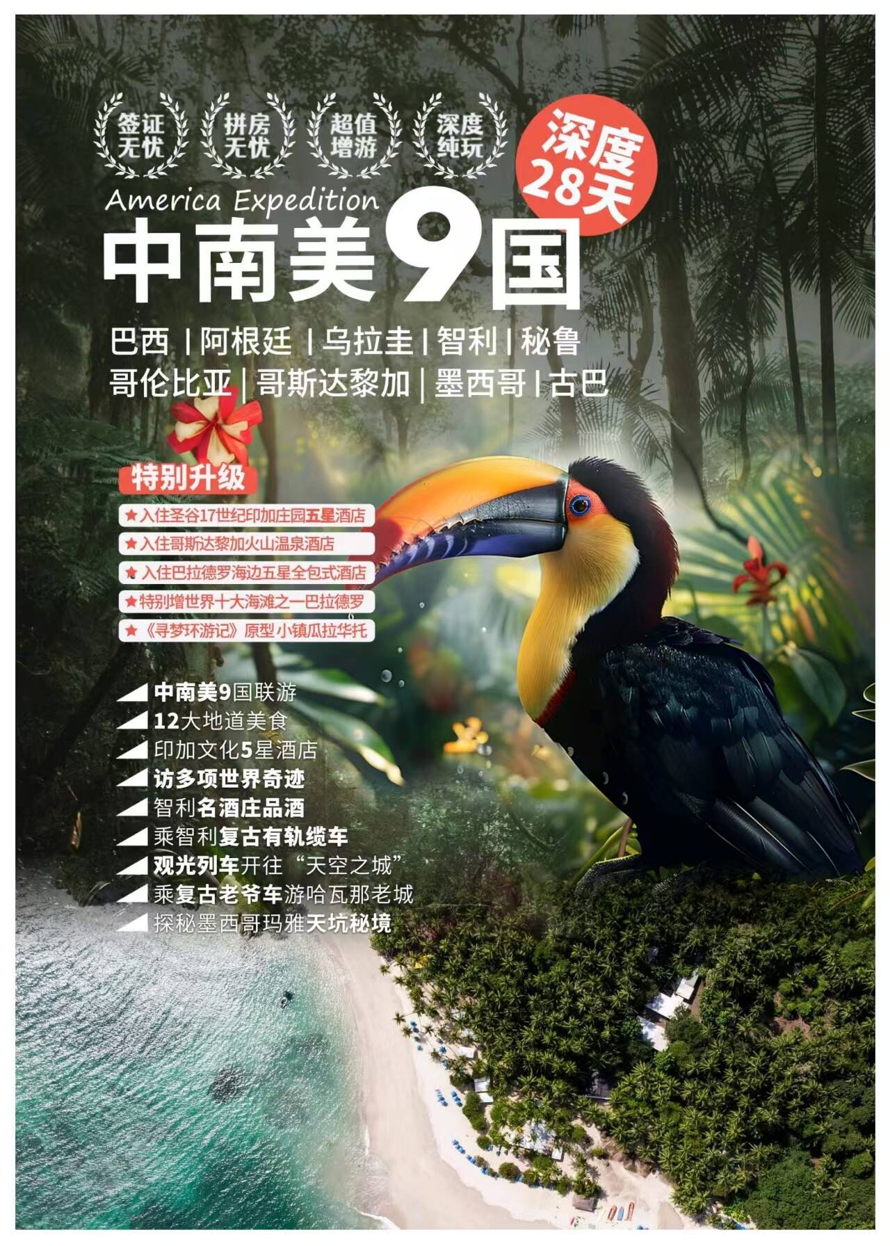 中南美9国28天深度 行程图 3