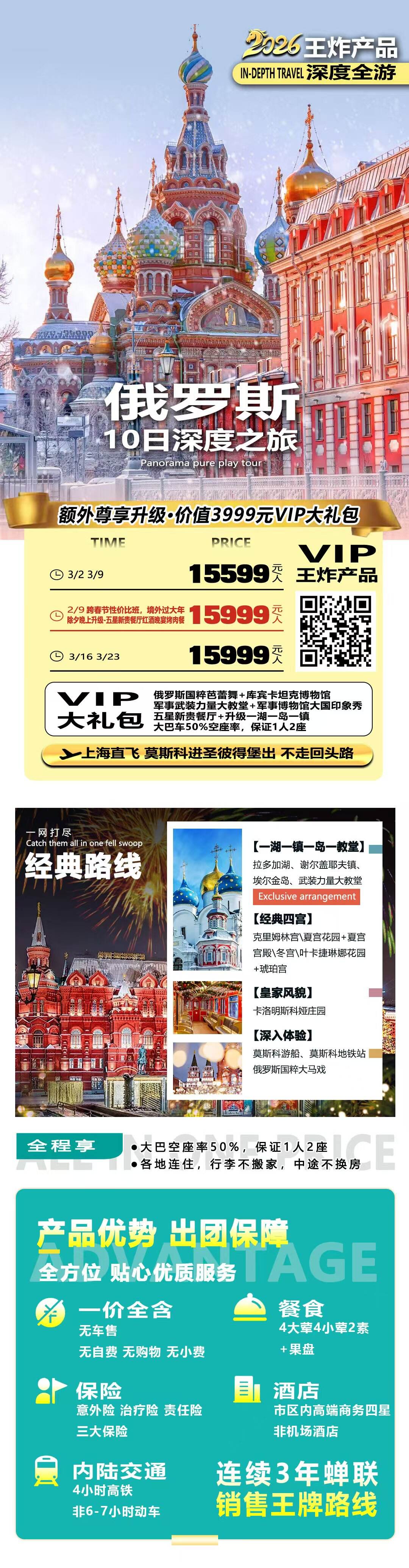 俄罗斯10日深度之旅 行程图 2
