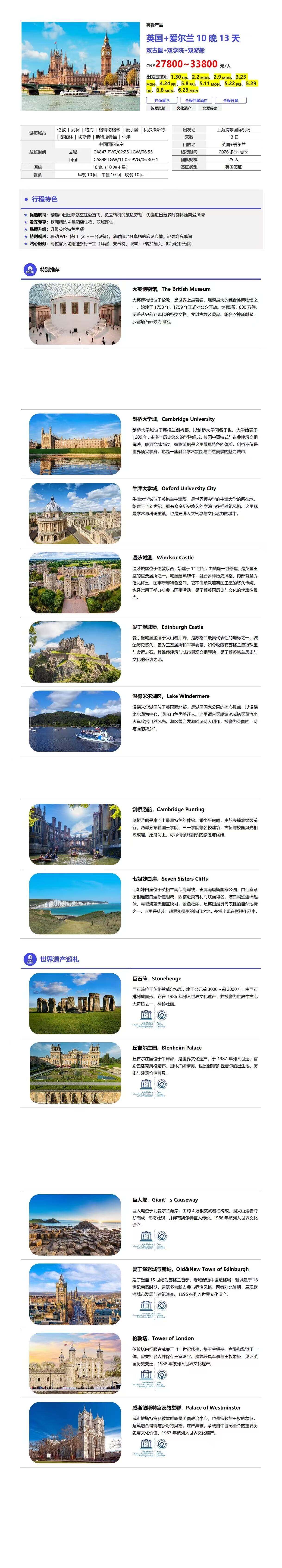 英国+爱尔兰10晚13天 行程图 5