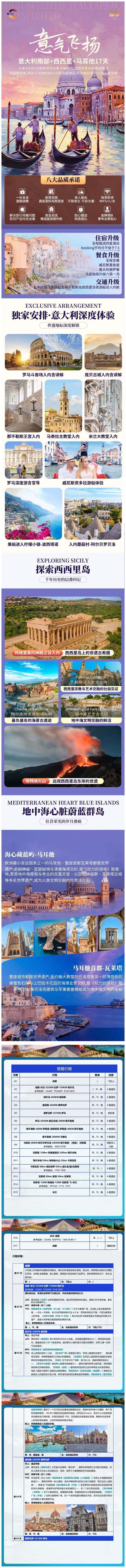意气飞扬·意大利南部+西西里岛+马耳他17天 行程图 3