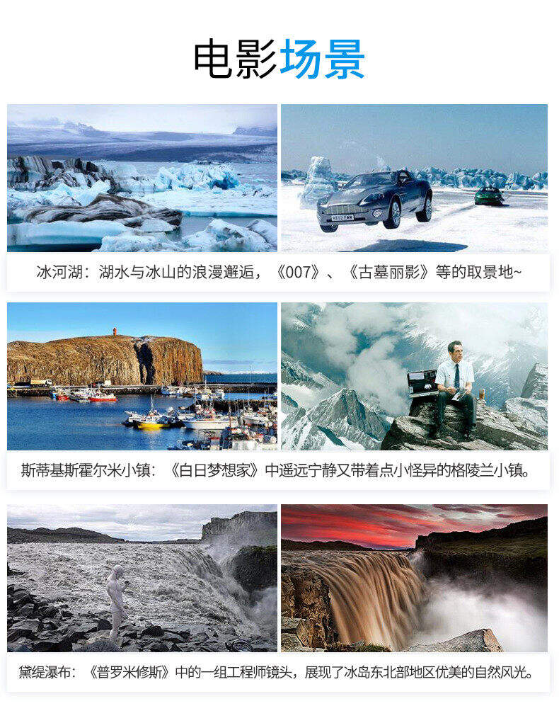 冰岛旅游环岛1号公路深度8日游黄金圈黑沙滩冰河湖蓝冰洞观鲸冰川 行程图 3