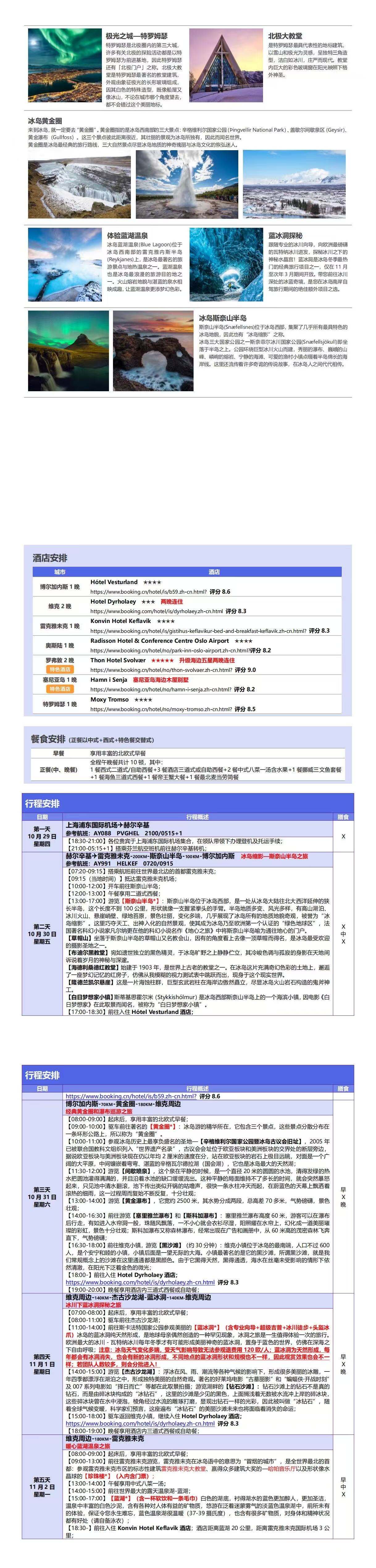 北挪威+冰岛+北极光9晚12日 行程图 4