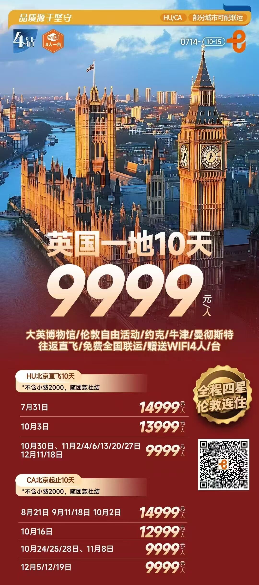 英国一地10天 行程图 2