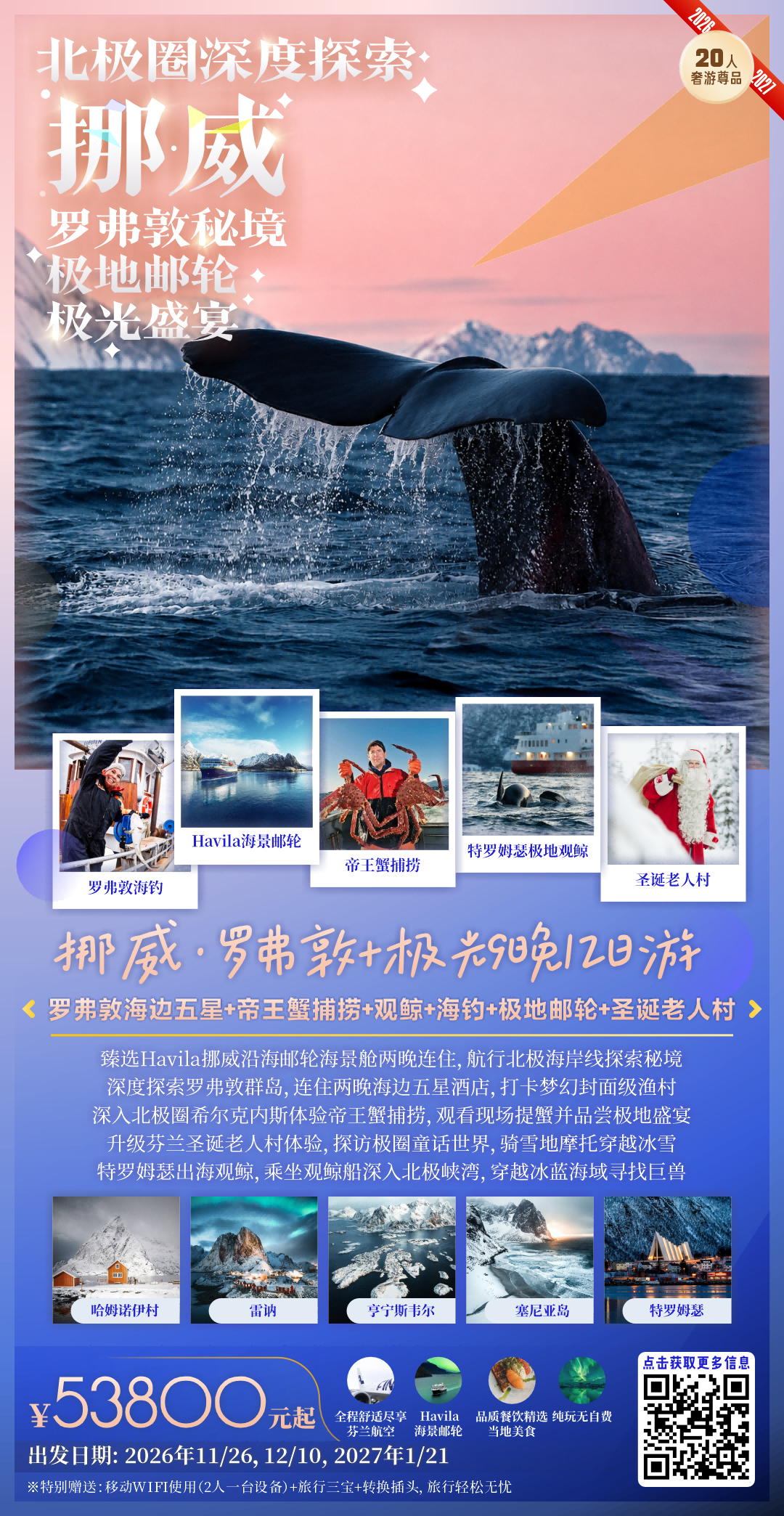 挪威一地+罗弗敦群岛+北极光9晚12日 行程图 2
