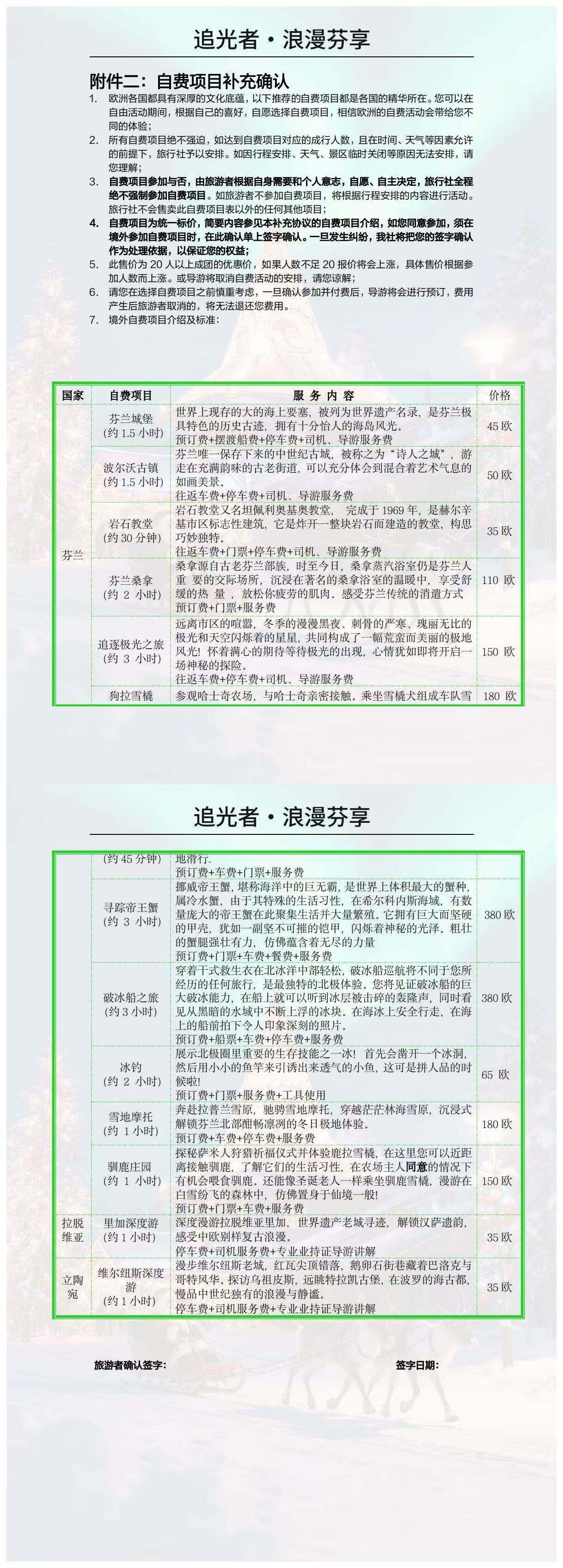追光者·浪漫芬享 芬兰拉普兰与波罗的海三国 北极光发现探索之旅10日 芬兰|爱沙尼亚|拉脱维亚|立淘宛 行程图 7
